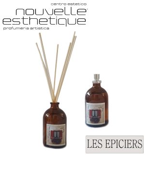 LES EPICIERS DIFFUSORE AMBIENTE ANTIZANZARE ANTI MOSQUITO Diffusore profumo casa interni stanza fragranza LES03 100ml