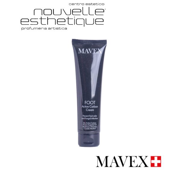 MAVEX CREMA PIEDI CARBONI ATTIVI cura professionale per i tuoi piedi pedicure trattamenti manicure MA005