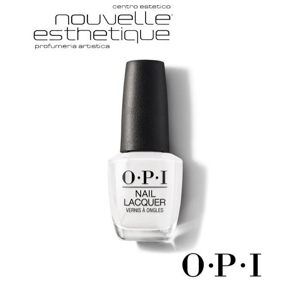 OPI SMALTO UNGHIE NLL00 ALPINE SNOW 15ML Centro Estetico make up professionale trucco smalti benessere bellezza cura per il tuo corpo viso manicure pedicure OPI021