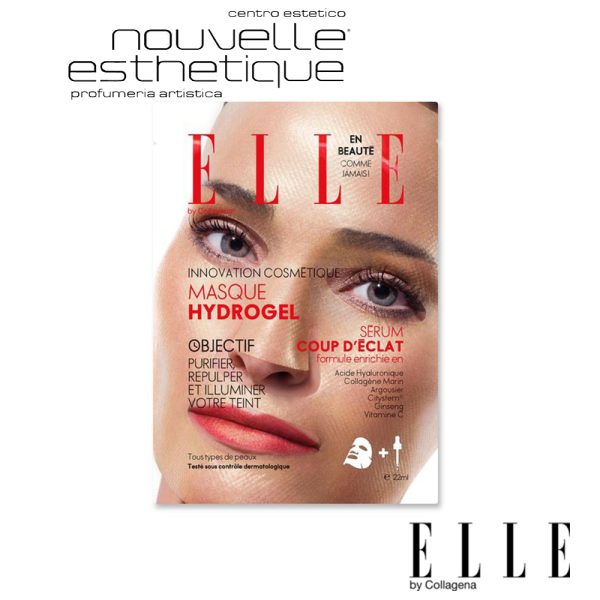 ELLE BY COLLAGENA MASCHERA DI COUP D'ECLAT HYDROGEL SERUM ELLE003 ELLE di Collagena radiance mask è particolarmente consigliato per i problemi di bellezza